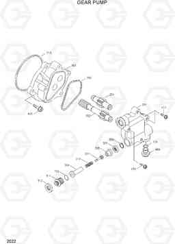 2022 GEAR PUMP R320LC-3, Hyundai