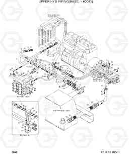 2040 UPPER HYD PIPING(BASE,-#0093) R320LC-3, Hyundai