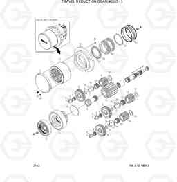 2143 TRAVEL REDUCTION GEAR(#0082-) R320LC-3, Hyundai