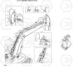 2180 SINGLE ACTING HYD PIPING KIT 1 R320LC-3, Hyundai