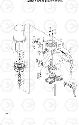 2181 SINGLE ACTING HYD PIPING KIT 2 R320LC-3, Hyundai