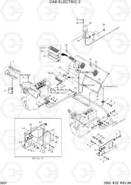 3021 CAB ELECTRIC 2 R320LC-3, Hyundai