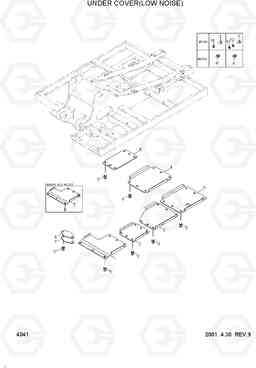 4041 UNDER COVER(LOW NOISE) R320LC-3, Hyundai