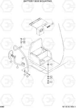 4080 BATTERY BOX MOUNTING R320LC-3, Hyundai