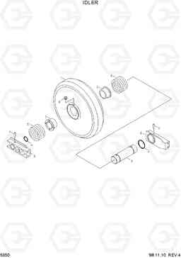 5050 IDLER R320LC-3, Hyundai