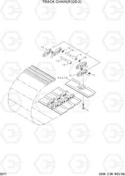 5071 TRACK CHAIN(R320-3) R320LC-3, Hyundai