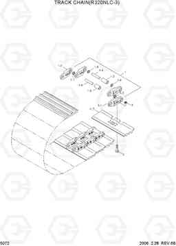 5072 TRACK CHAIN(R320NLC-3) R320LC-3, Hyundai