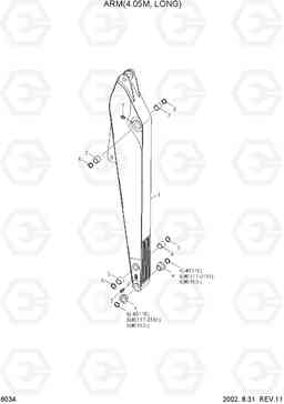 6034 ARM(4.05M, LONG) R320LC-3, Hyundai