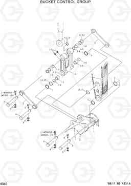 6040 BUCKET CONTROL GROUP R320LC-3, Hyundai