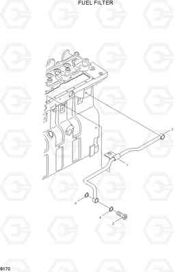 8170 FUEL FILTER R320LC-3, Hyundai