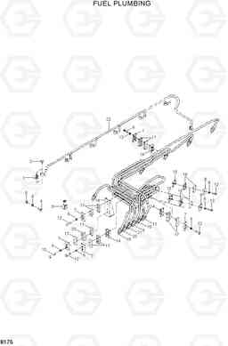 8175 FUEL PLUMBING R320LC-3, Hyundai