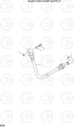 8230 INJECTION PUMP SUPPLY R320LC-3, Hyundai