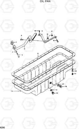 8290 OIL PAN R320LC-3, Hyundai