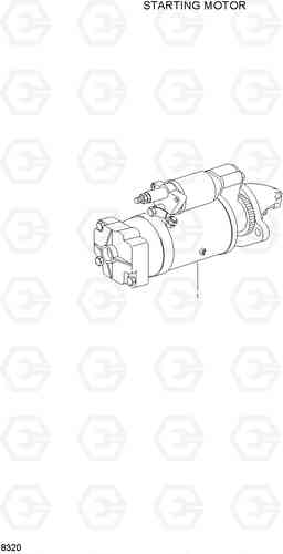 8320 STARTING MOTOR R320LC-3, Hyundai