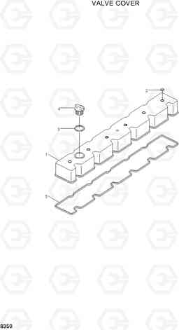 8350 VALVE COVER R320LC-3, Hyundai