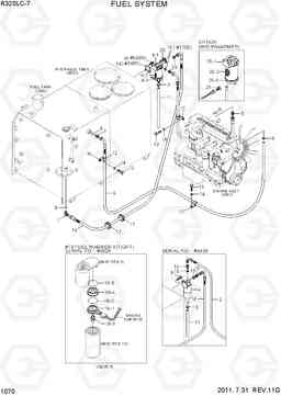 1070 FUEL SYSTEM R320LC-7, Hyundai