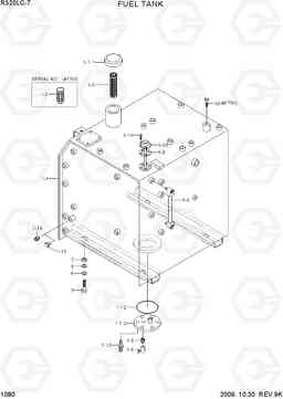 1080 FUEL TANK R320LC-7, Hyundai