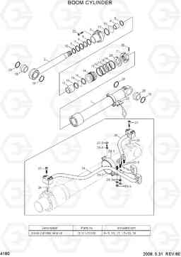 4180 BOOM CYLINDER R320LC-7, Hyundai