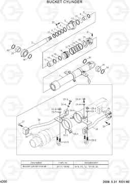 4200 BUCKET CYLINDER R320LC-7, Hyundai