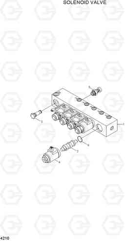 4210 SOLENOID VALVE R320LC-7, Hyundai