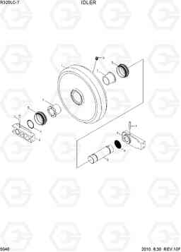 5040 IDLER R320LC-7, Hyundai