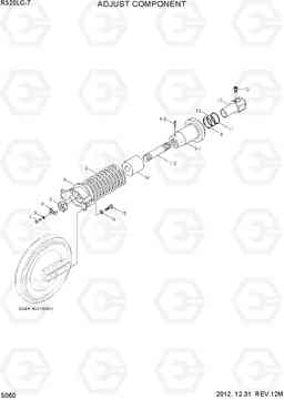 5060 ADJUST COMPONENT R320LC-7, Hyundai