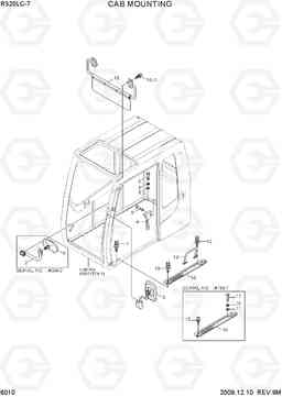 6010 CAB MOUNTING R320LC-7, Hyundai