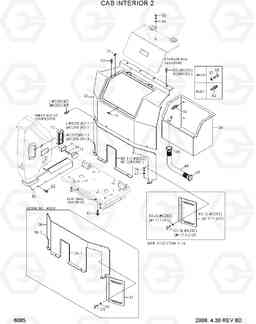 6085 CAB INTERIOR 2 R320LC-7, Hyundai