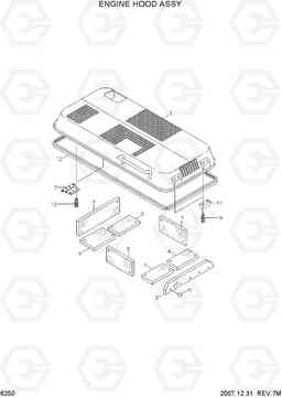 6250 ENGINE HOOD ASSY R320LC-7, Hyundai