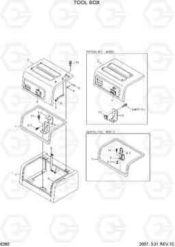 6280 TOOL BOX R320LC-7, Hyundai