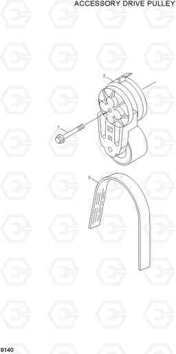 9140 ACCESSORY DRIVE PULLEY R320LC-7, Hyundai