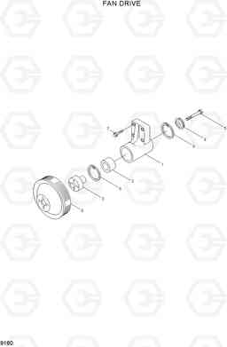 9160 FAN DRIVE R320LC-7, Hyundai