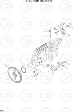 9210 FUEL PUMP COUPLING R320LC-7, Hyundai