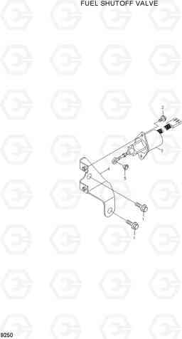 9250 FUEL SHUTOFF VALVE R320LC-7, Hyundai