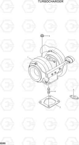 9390 TURBOCHARGER R320LC-7, Hyundai