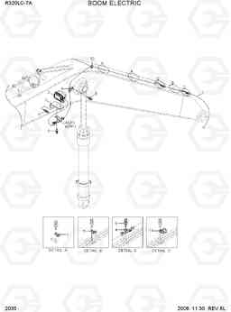 2030 BOOM ELECTRIC R320LC-7A, Hyundai