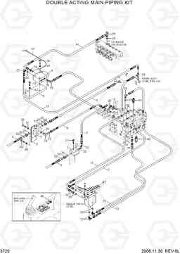 3720 DOUBLE ACTING MAIN PIPING KIT R320LC-7A, Hyundai