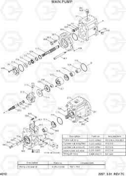 4010 MAIN PUMP R320LC-7A, Hyundai