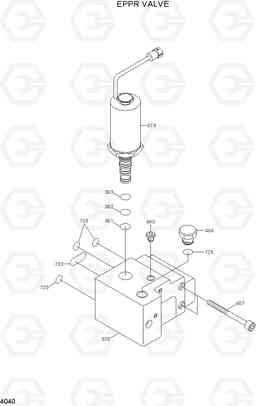 4040 EPPR VALVE R320LC-7A, Hyundai