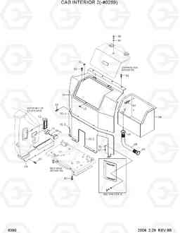 6090 CAB INTERIOR 2(-#0289) R320LC-7A, Hyundai