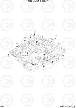 6300 GROMMET GROUP R320LC-7A, Hyundai