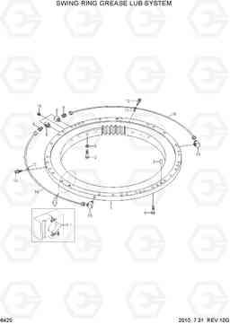 6420 SWING RING GREASE LUB SYSTEM R320LC-7A, Hyundai