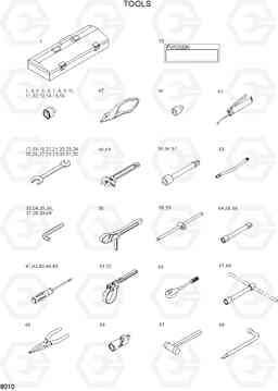 8010 TOOLS R320LC-7A, Hyundai