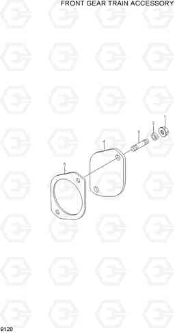 9120 FRONT GEAR TRAIN ACCESSORY R320LC-7A, Hyundai