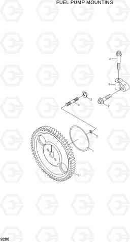 9200 FUEL PUMP MOUNTING R320LC-7A, Hyundai