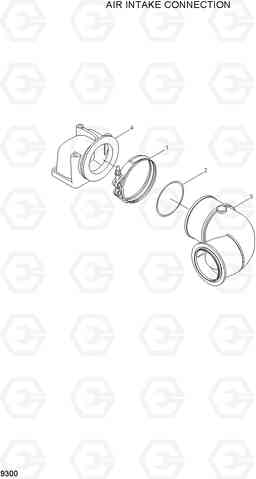 9300 AIR INTAKE CONNECTION R320LC-7A, Hyundai