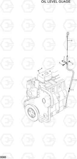 9360 OIL LEVEL GAUGE R320LC-7A, Hyundai