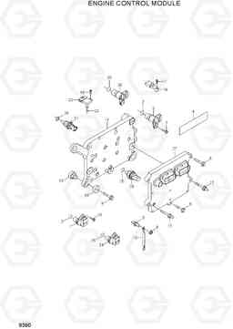 9390 ENGINE CONTROL MODULE R320LC-7A, Hyundai