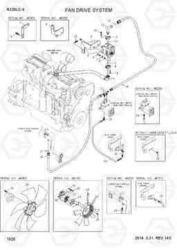 1020 FAN DRIVE SYSTEM R320LC-9, Hyundai