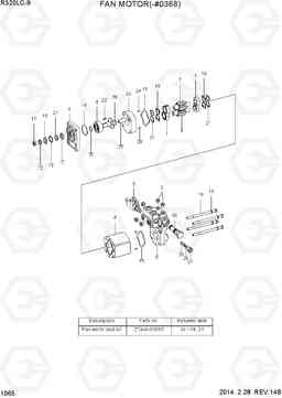 1065 FAN MOTOR(-#0368) R320LC-9, Hyundai